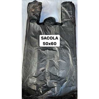 SACOLA PLÁSTICA( 50x60) E (60x75) COM 100 UNIDADES