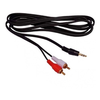Cabo Auxiliar P2 Macho X Rca Macho Audio 1,5m Som