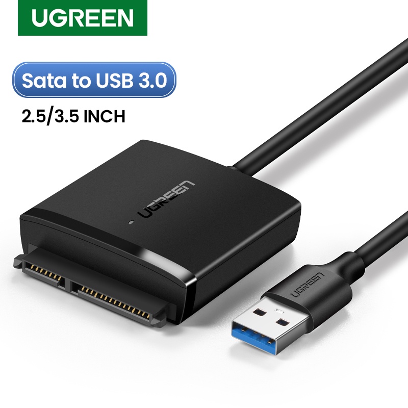 Adaptador Ugreen Sata Para USB 3.0 2.0 3 Cabo Conversor De 2.5 3.5 HDD SSD Unidade De Disco Rígido