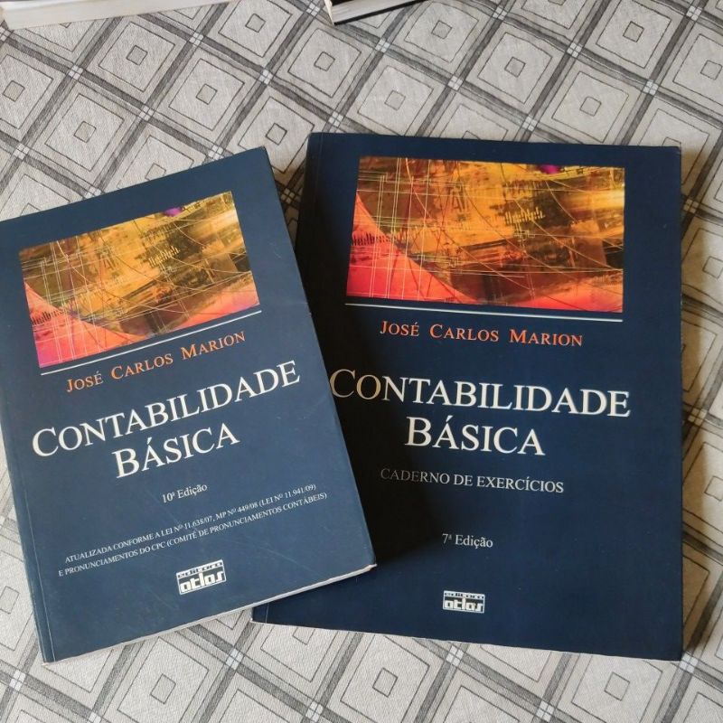 Kit Livro Contabilidade Básica + Caderno De Exercícios ( José Carlos ...