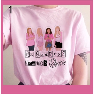 Camiseta tshirt criativa meninas malvadas, babylook rosa, regina george, isso é tão barro, mean girls, blusa de filme