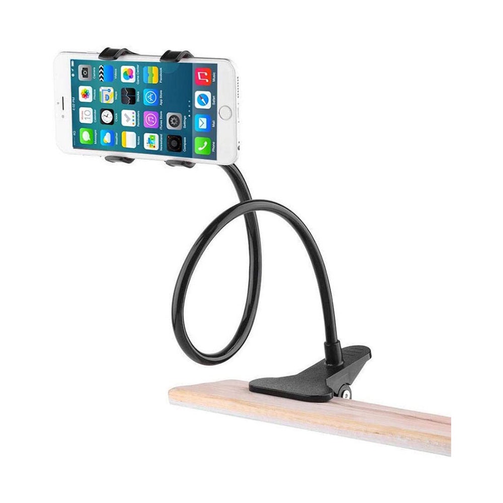Suporte para Smartphone e Tablet Vivitar com rotação 360° e haste flexível para fixação em mesa