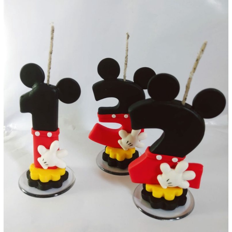 Vela aniversário Mickey em Oferta na Shopee