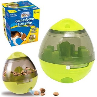 Comedouro Interativo P/ Cachorro E Gato 12x10cm Western Pet
