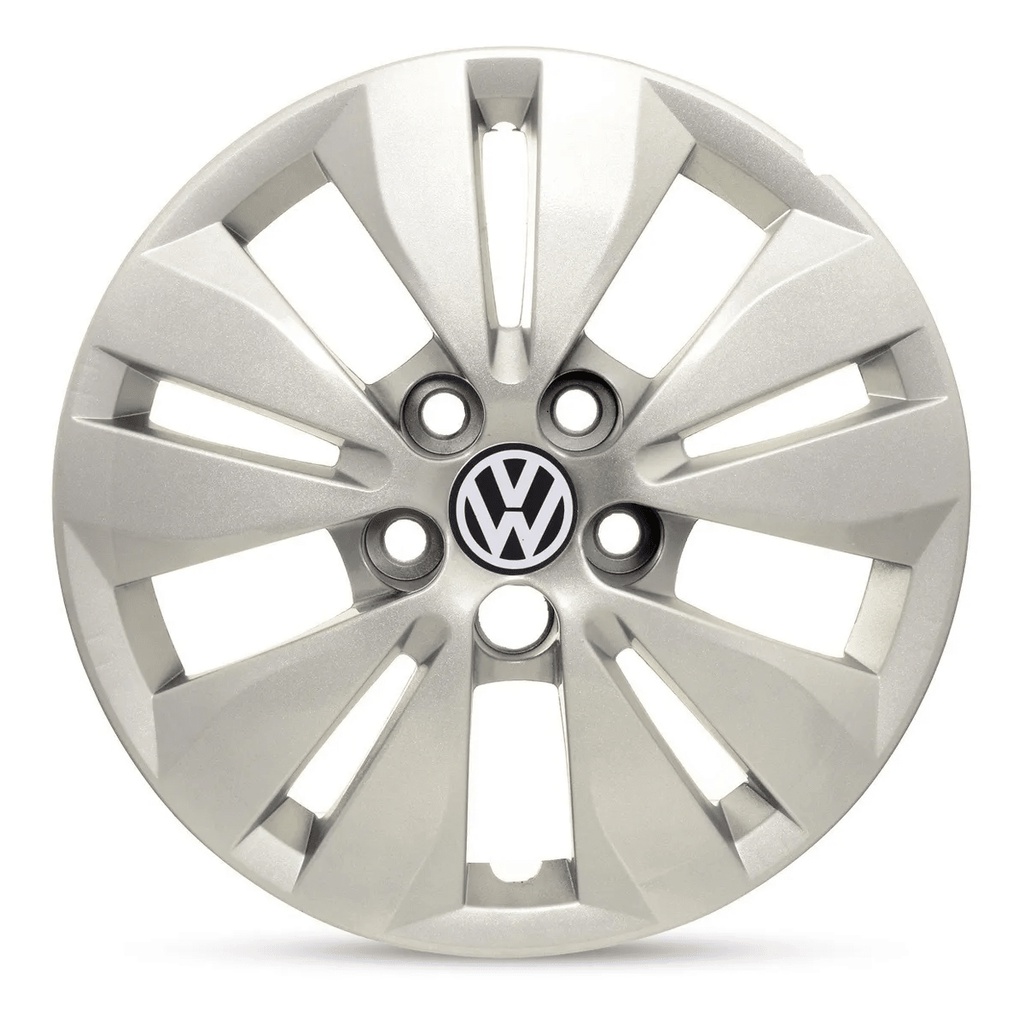 Calota Fox Polo 2006 2007 2008 2009 Aro 14 Prata Peça 145cp Novo