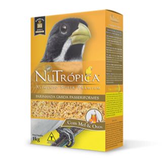 Nutropica Farinhada Umida  para Coleiros 1kg com Mel e Ovos em Oferta na Shopee