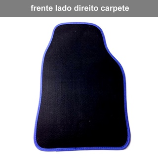 Jogo Tapete Carpete Carro Automotivo Universal Cores 4 Pecas #6