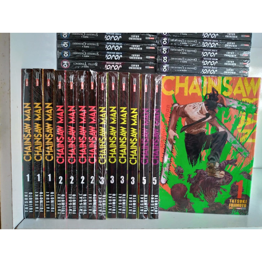 ChainSaw Man Volumes complete sua coleção volume avulsos PANINI Escorrega o Preço