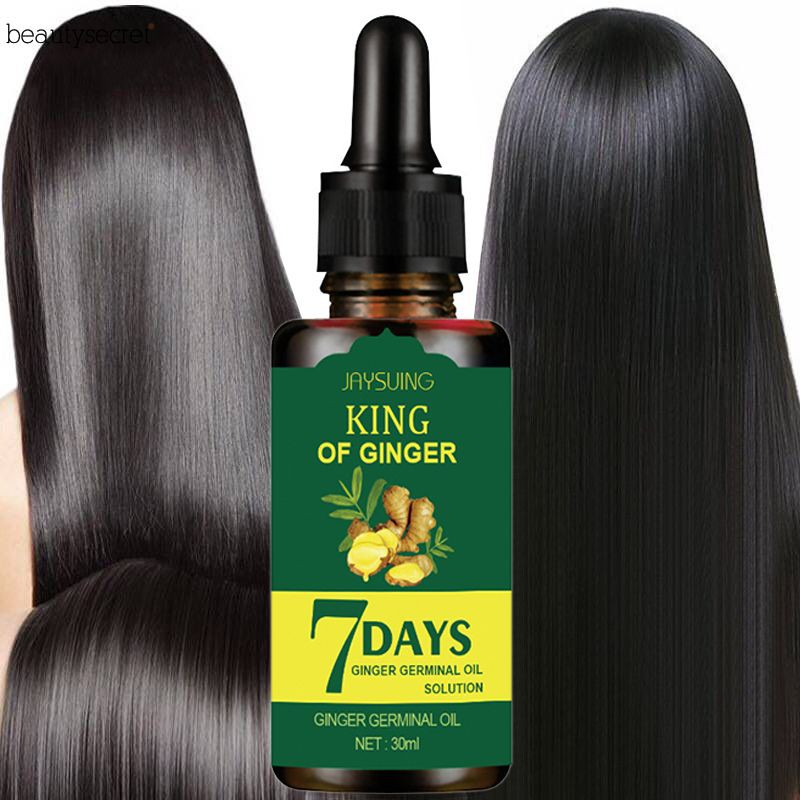 7 Days Hair Growth Care Ginger Essential Oil Nourishing for Dry Damaged  Hairs /JAYSUING 7 Days Hair Growth Care Ginger Essential Oil Nourishing  Jaysuing hair growth and hair care essential oil 30ml |