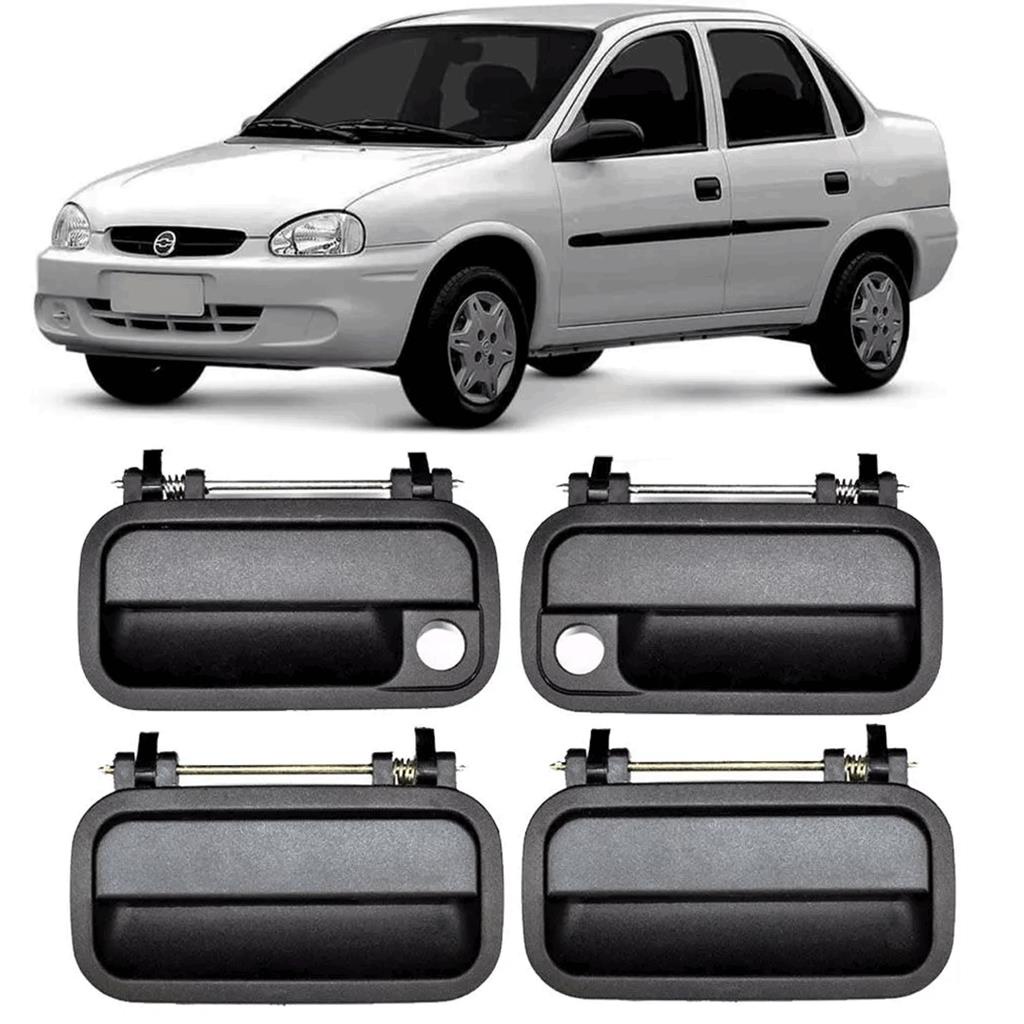 Kit Macanetas Externas 4 Portas Corsa 94/05 Vectra 93/96 em Oferta na Shopee