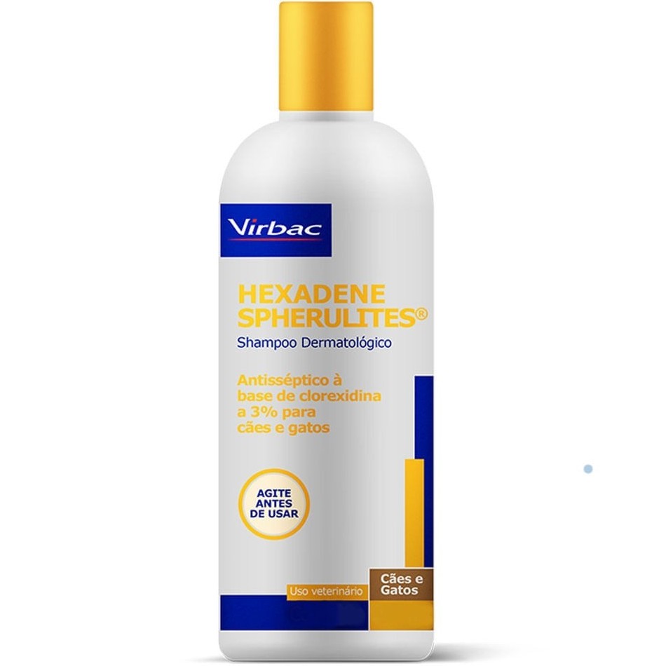 Hexadene Spherulites Shampoo Dermatológico 250ml Cães Gatos em Oferta na Shopee
