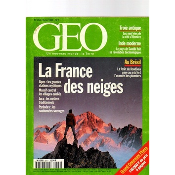 Revista Geo Un Nouveau Monde:la Terre La France  #204/1996