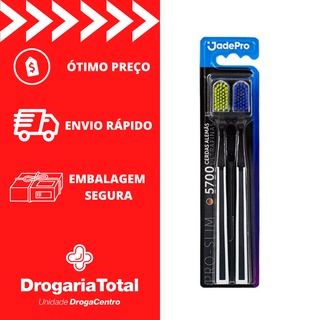 Escova dental 5700 cerdas ultramacia kit com duas unidades Jadepro similar a Curaprox