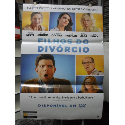 Poster Filhos Do Divorcio - 64 X 94 - Amy Poehler - Jéssica Alba