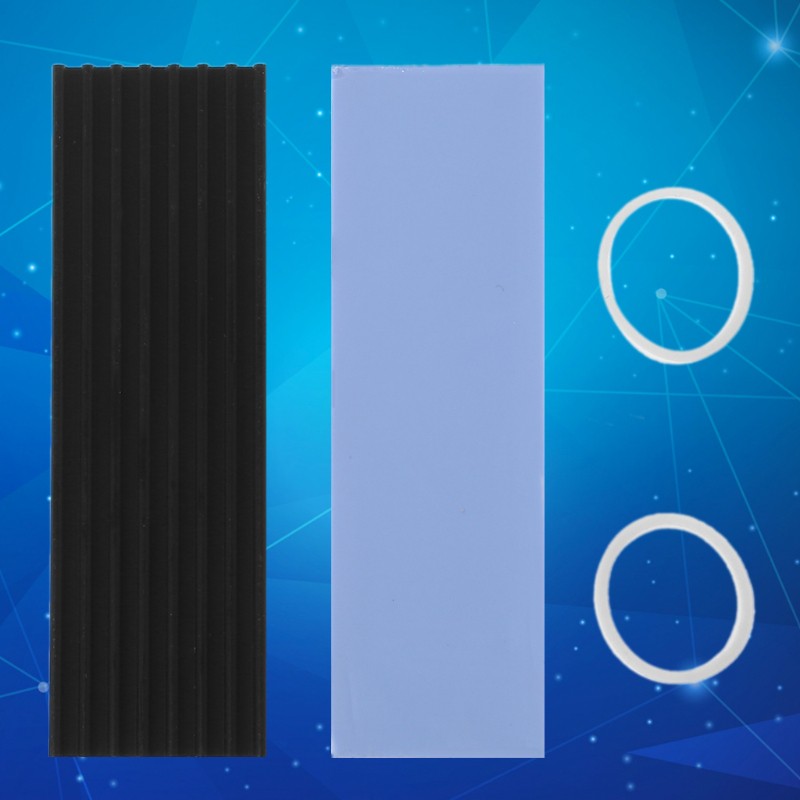 Dissipador De Calor De Alumínio Puro Ssd Pci-E Para N80 Nvme M.2 Ngff Ssd De 2280