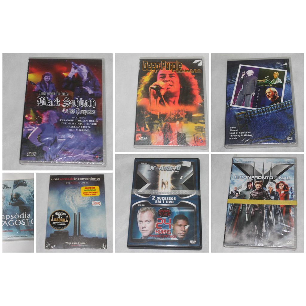 DVDs Shows, filmes, documentário e série, venha conferir, tudo novinho