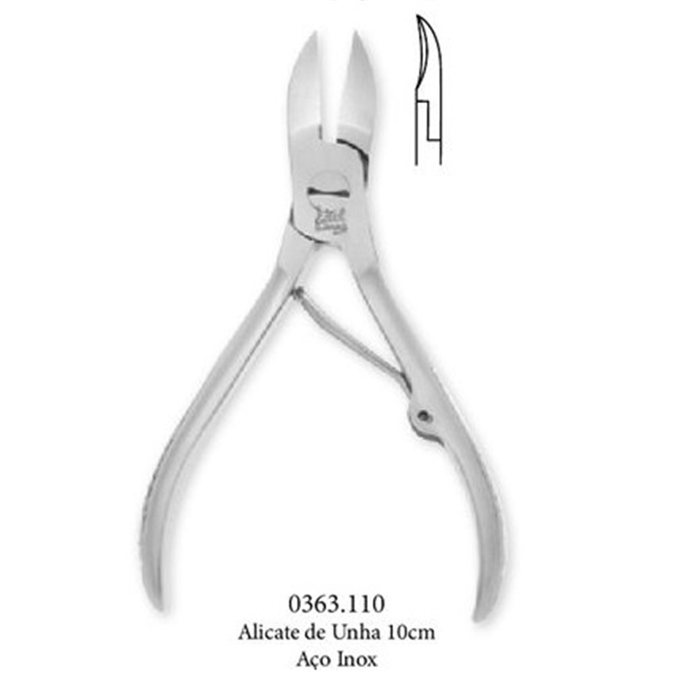 Alicate de Unha 10cm em Aco Inox - Edel Solingen