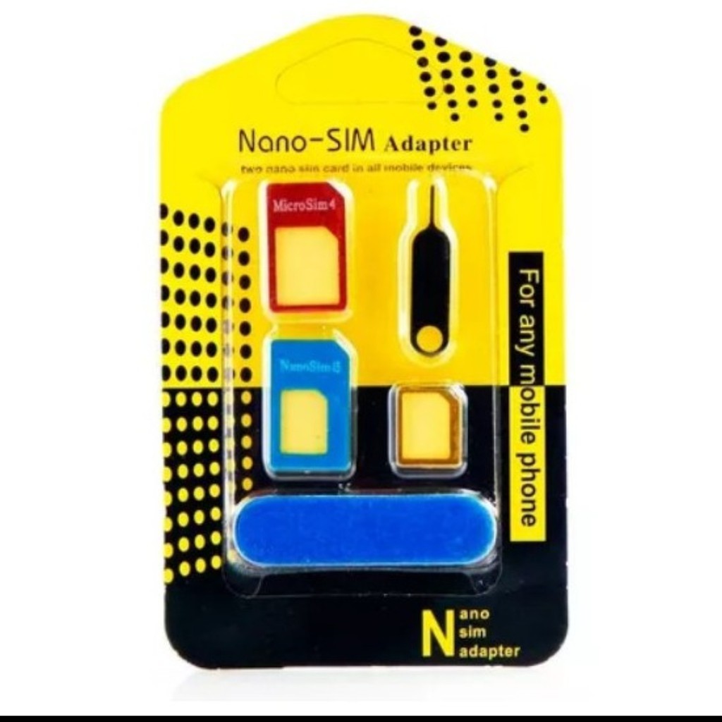 Adaptador de Chip 3 em 1 Celular Mini Micro e Nano SIM | Shopee Brasil