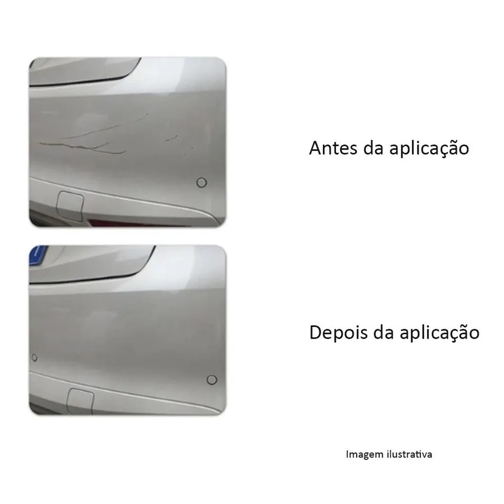 Tinta Tira Risco Automotivo Cor Carro Toyota Yaris 2019 2020 Cinza Cosmopolita — imagem 2 de 2
