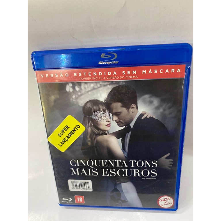 CINQUENTA TONS CINZA E MAIS ESCUROS E LIBERDADE - BLURAY USADO