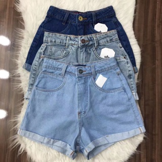 Short Jeans Mom Sem Lycra em Oferta na Shopee
