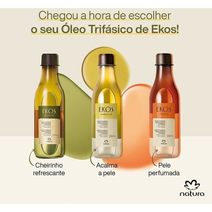 Óleo corporal Trifásico Natura EKOS - 200ml | Shopee Brasil