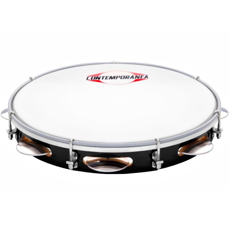Pandeiro Contemporânea 11 Polegadas Fórmica Preta Light (85lt)