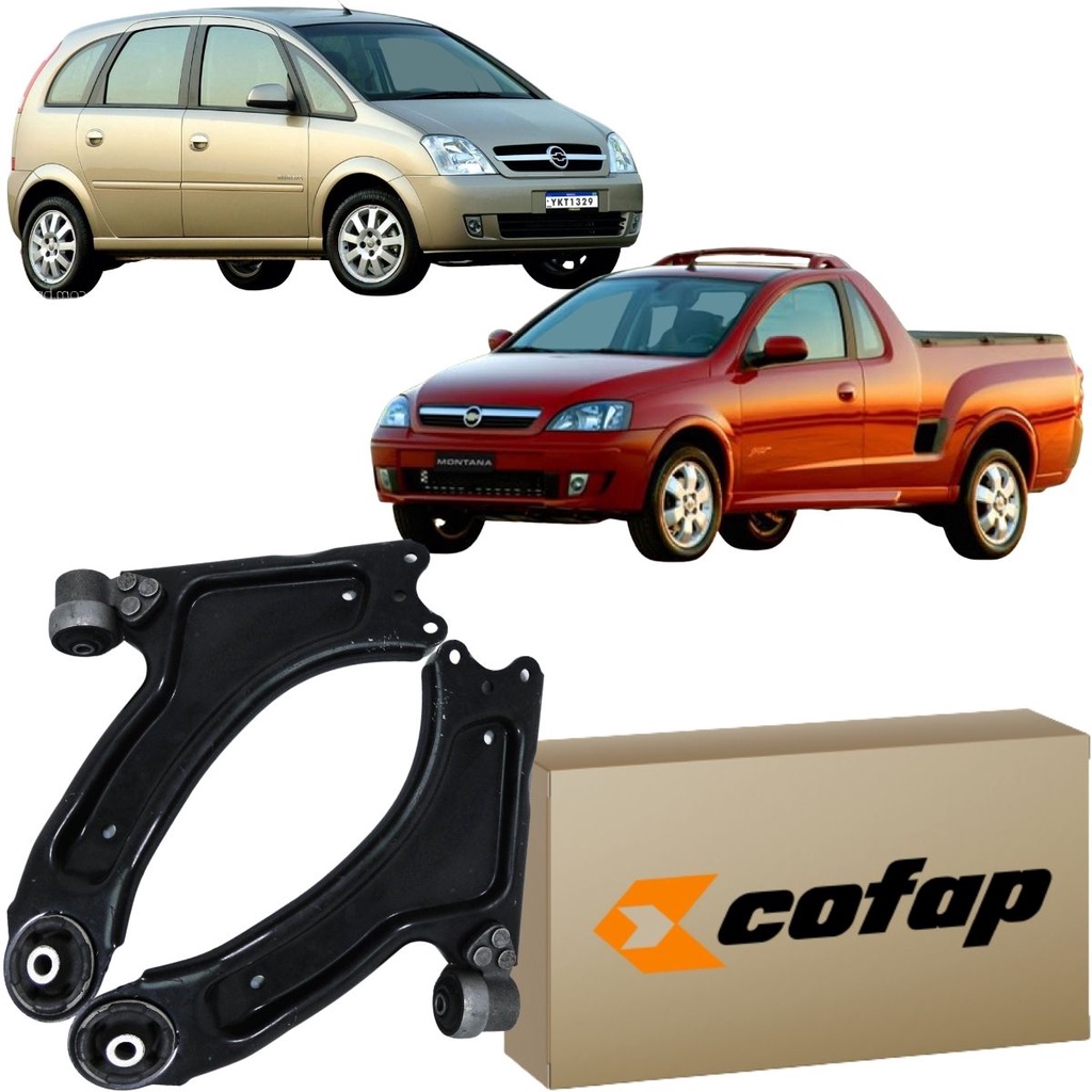 Par Bandeja Balança Original Cofap Meriva 2003 2004 2005 2006 2007 2008 2009 2010 2011 2012 Montana