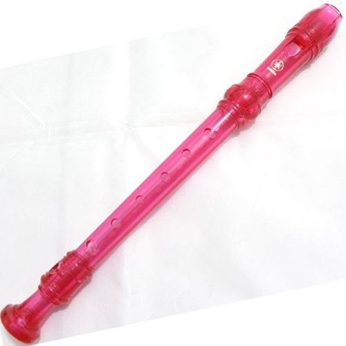 Flauta Yamaha Doce Soprano Barroca Yrs20b Rosa Envio Grátis