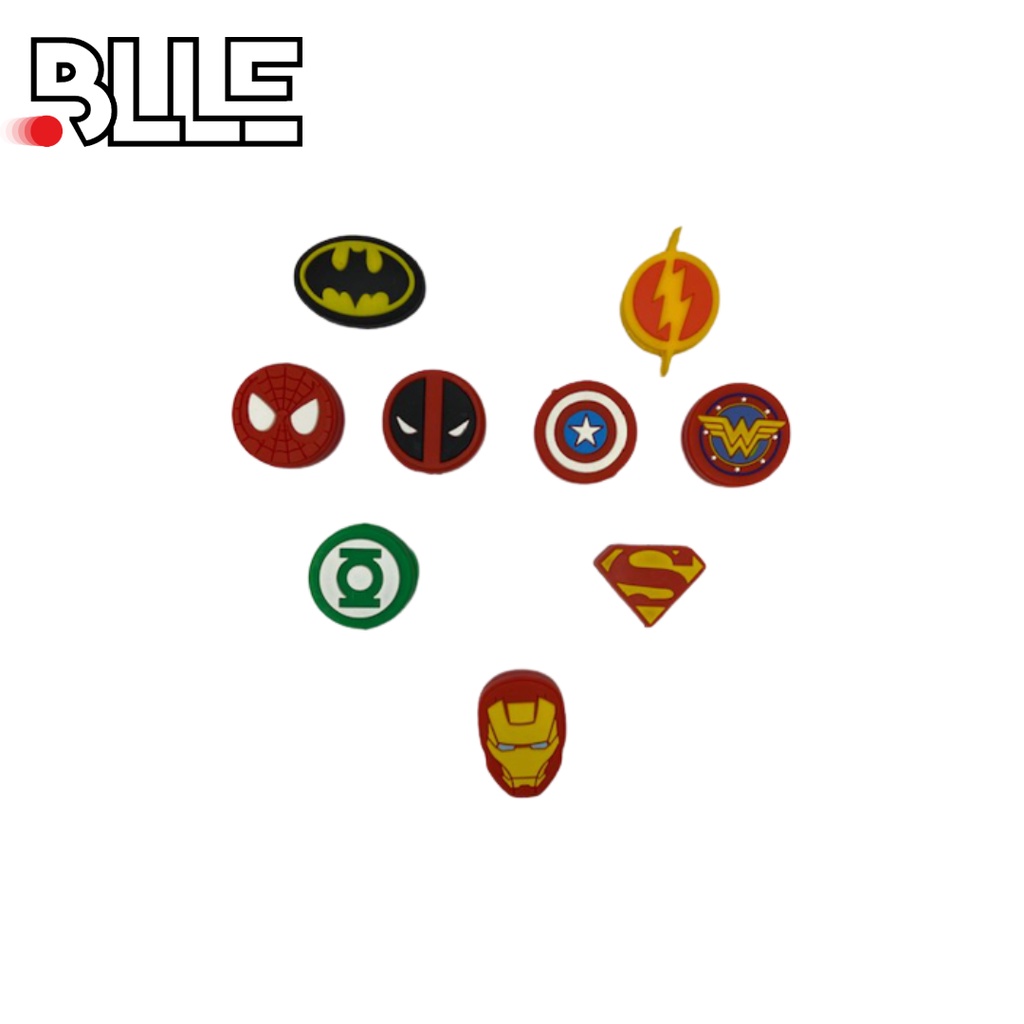 Antivibrador Para Raquete De Tênis Heróis - 06 Unidades + BRINDE (Overgrip)