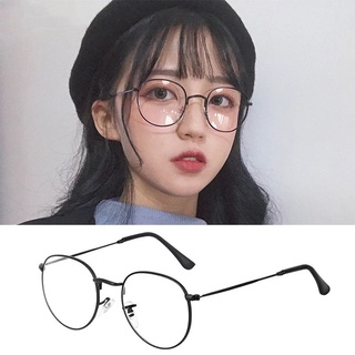 Óculos De Leitura Unissex Com Lente Clara De Metal Oval Presbiopic Com Diopter 0to + 4.0