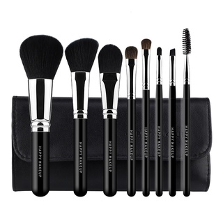 kit 8 pinceis maquiagem para bolsa de luxo