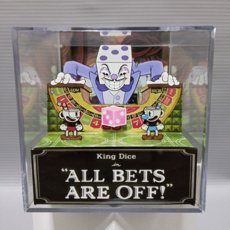 Cubo Diorama Cuphead King Dice em Oferta na Shopee