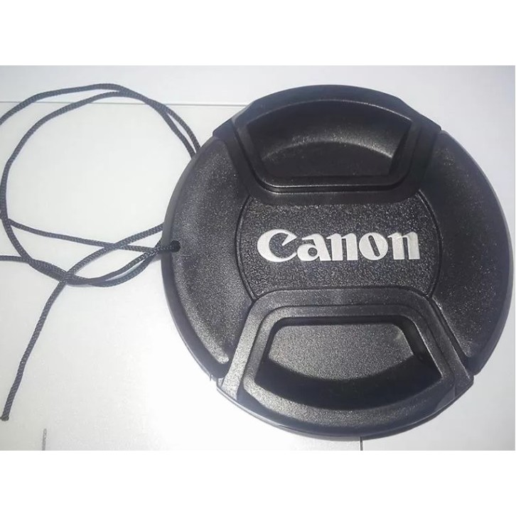 Tampa Lente 18-55 Canon 58mm T2i T3i T4i T5i Lc-58 + Corda (kit 04 unidades