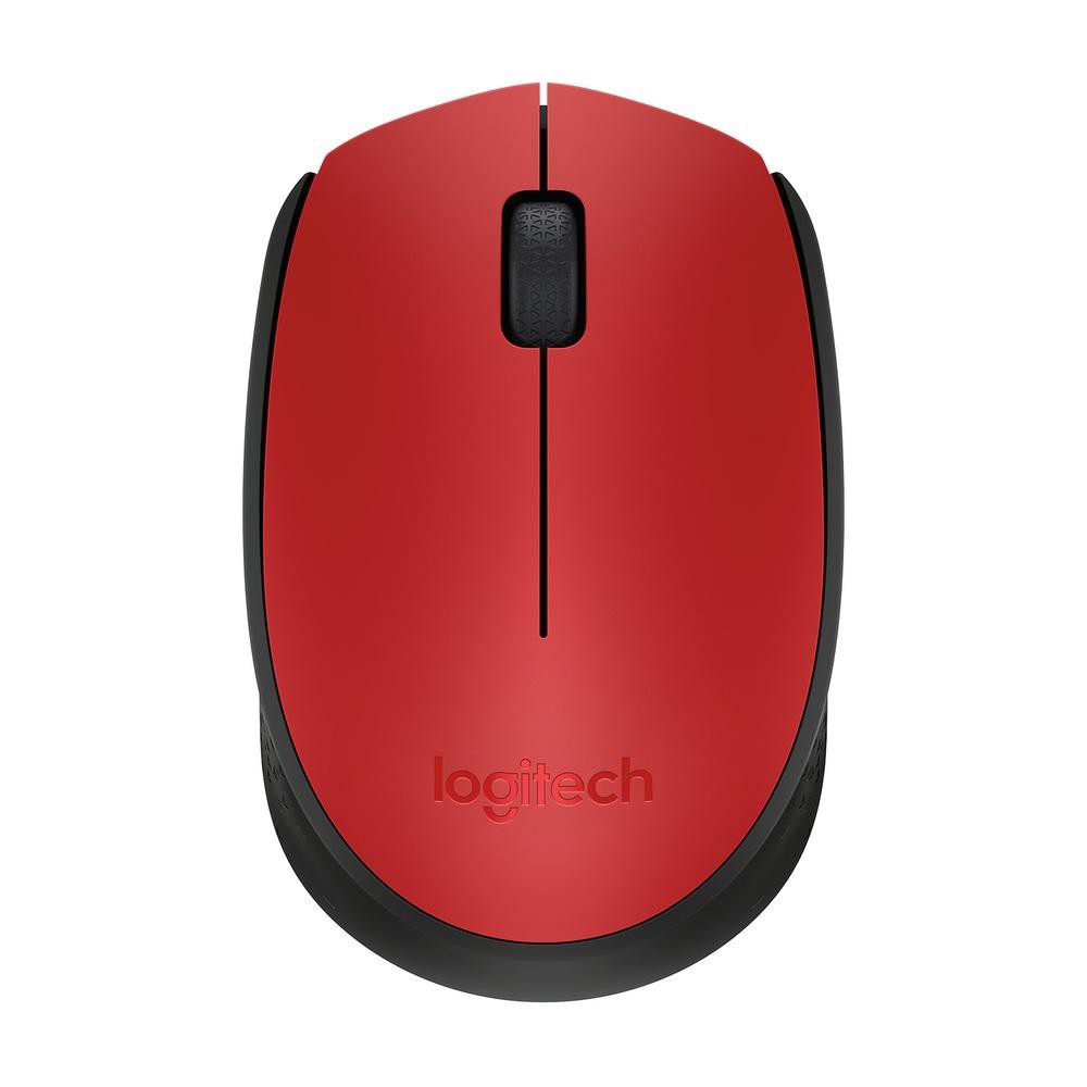 Mouse Logitech M170 Sem Fio Vermelho