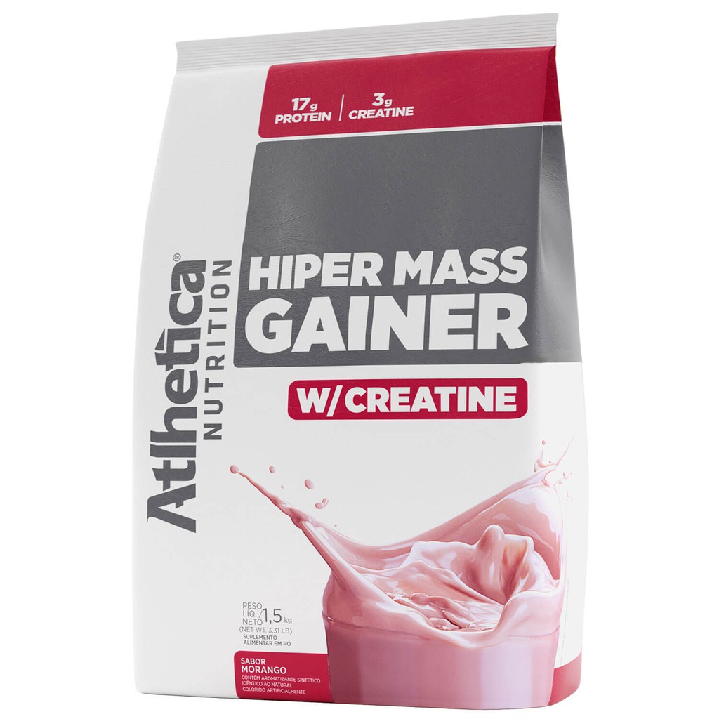 Proteína Hiper Mass Gainer 3kg (W Creatina) - Atlhetica - Sabores