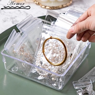 1 Conjunto De Saquinho Auto Vedação De PVC/Estojo Transparente Antioxidante Para Joias/Bijuterias/Gaveta De Mesa