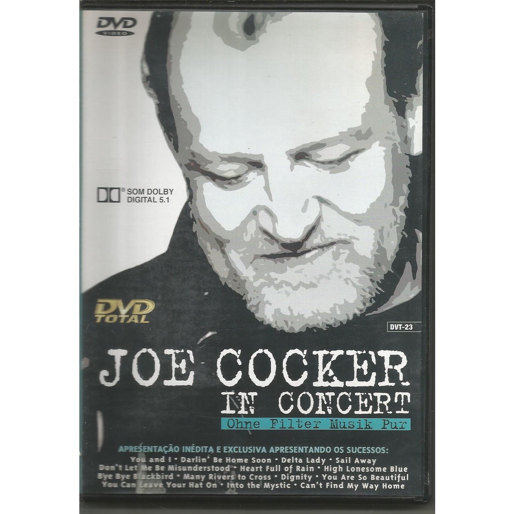 Joe Cocker - In Concert - Ohne Filter Musik Pur - DVD USADO