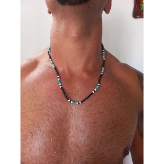 Choker de miçangas masculino /regge /Jamaica/cobra coral /guia de proteção