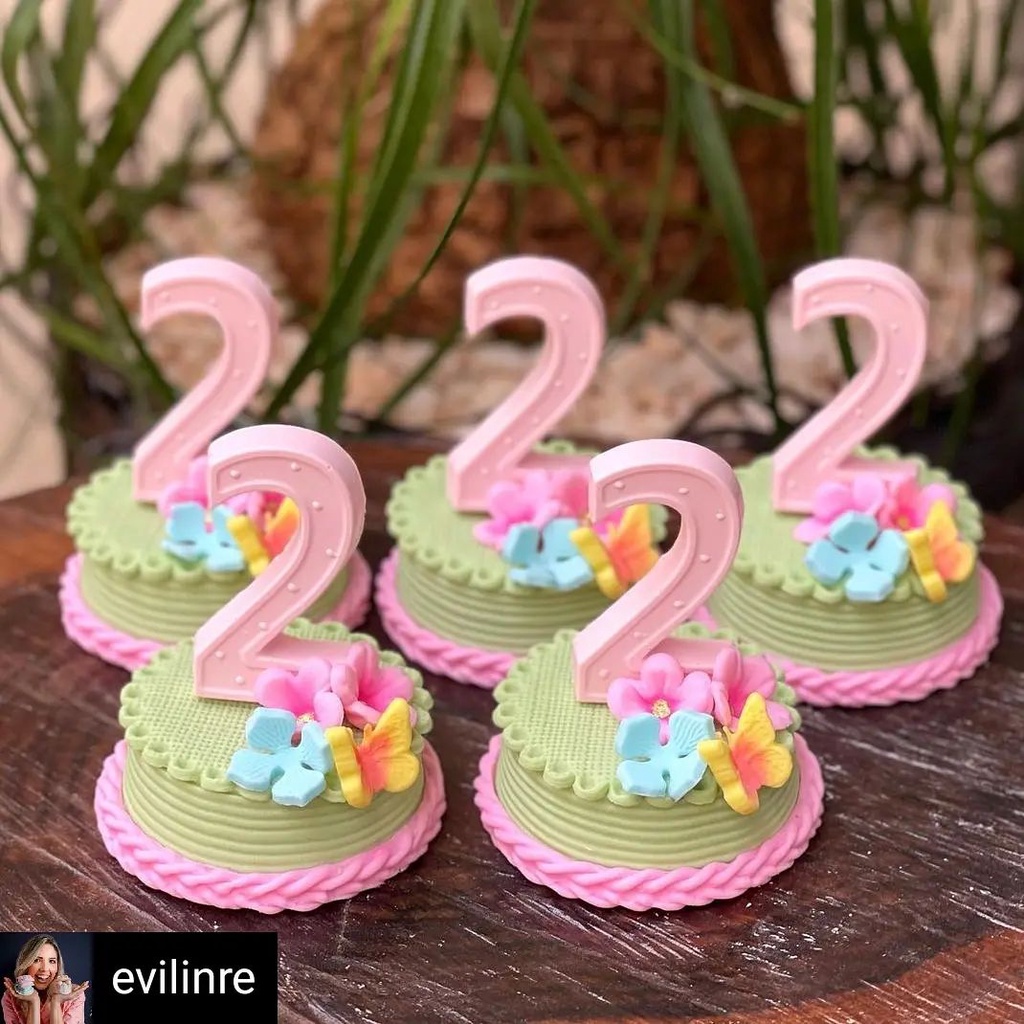 Forma De Acetato Confeitaria Velas De Número Pirulito Idade Chocolate Bwb