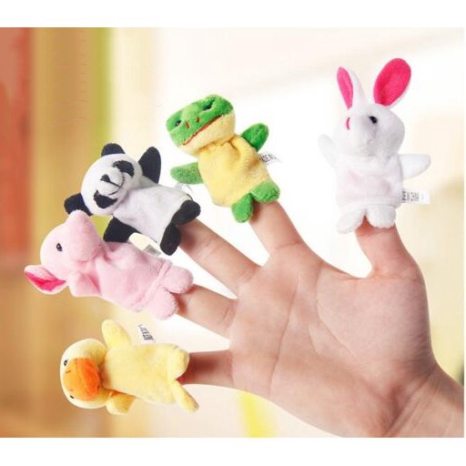 10PCS Fingertip Animal Toys Fingerpuppen Fingertiere Handkasperletheater Puppets 