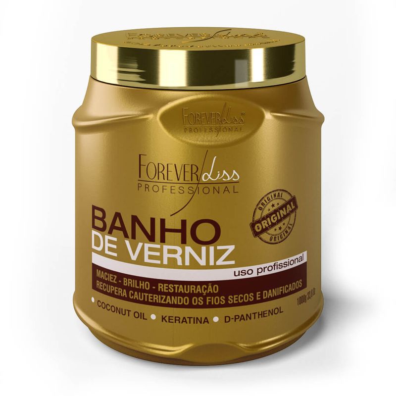 Máscara Banho De Verniz 1kg Forever Liss