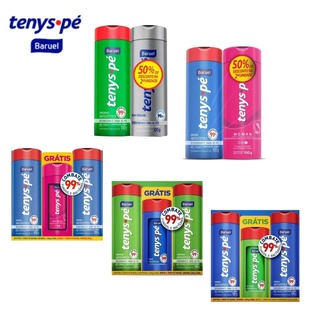 Kit 2 talcos Tenys pé 100gr Baruel tênis pé