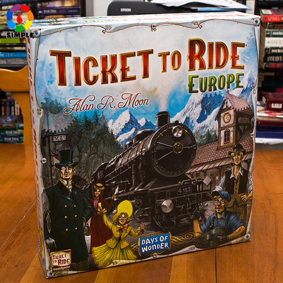 Ticket To Ride - Jogo De Tabuleiro Europa Card Game