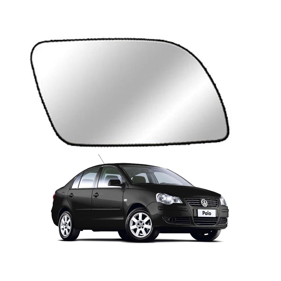 Lente Espelho Retrovisor Lado Direito - Polo 2002/2009