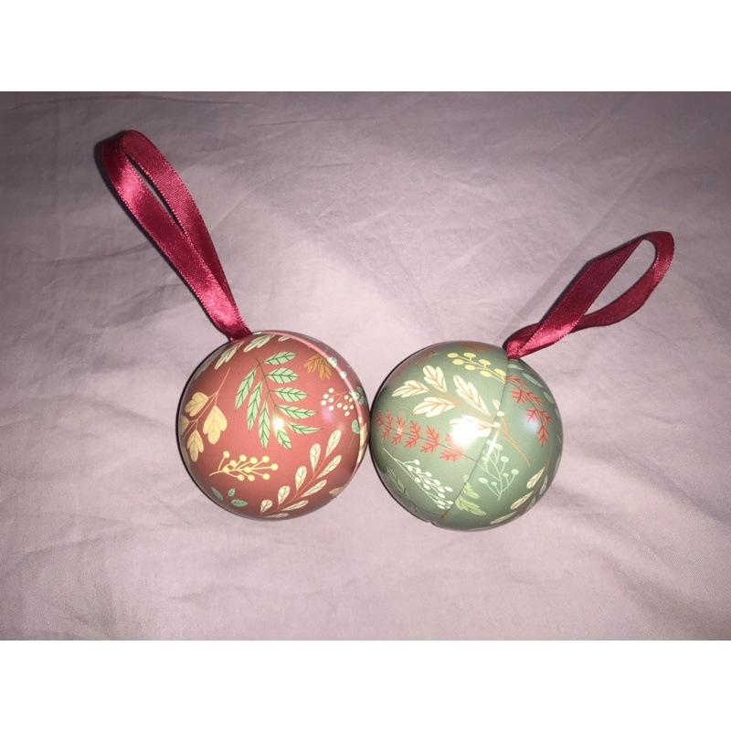 2 bolas enfeite de árvore de Natal - bola de natal que abre verde e vermelha  | Shopee Brasil