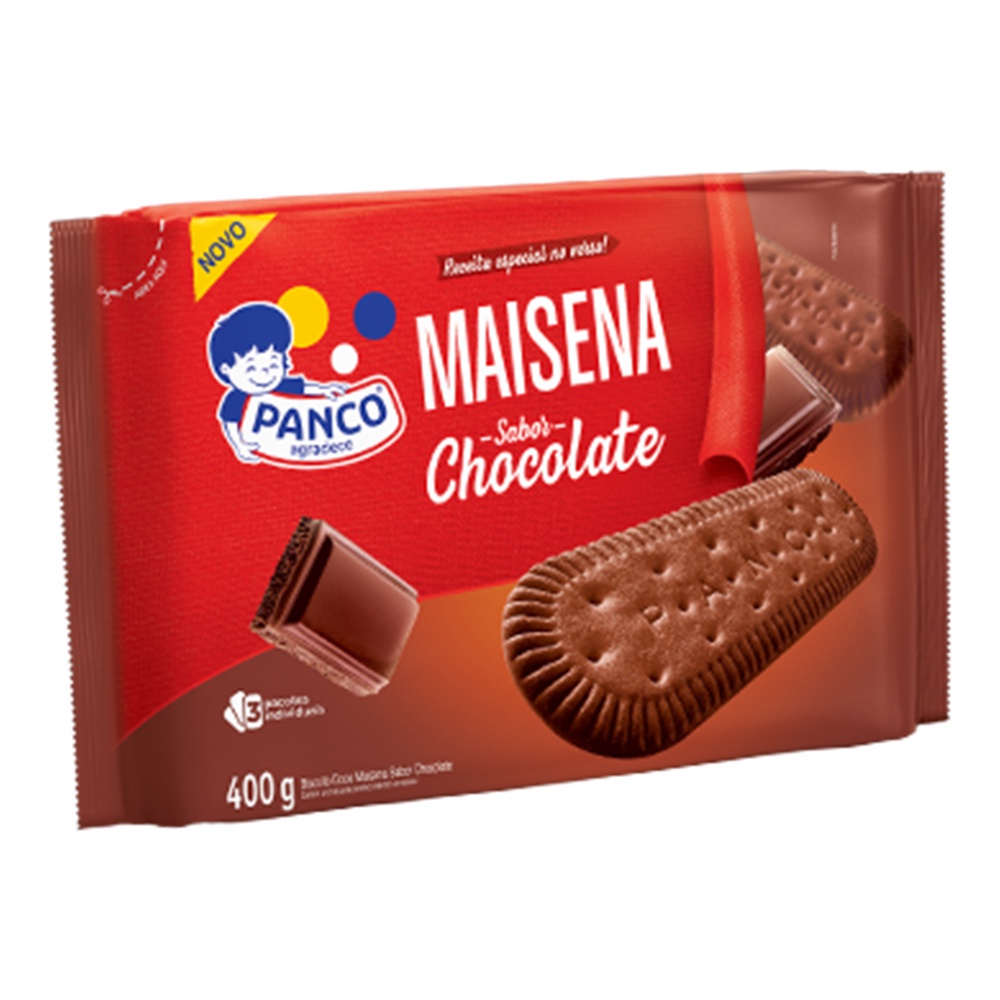 Biscoito Maisena Chocolate 400g - Panco