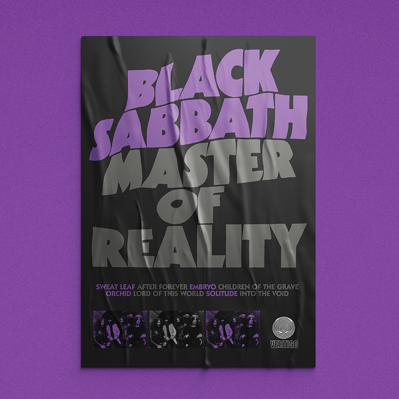 Poster Black Sabbath - Master of Reality / Tamanho A3 em Oferta na Shopee