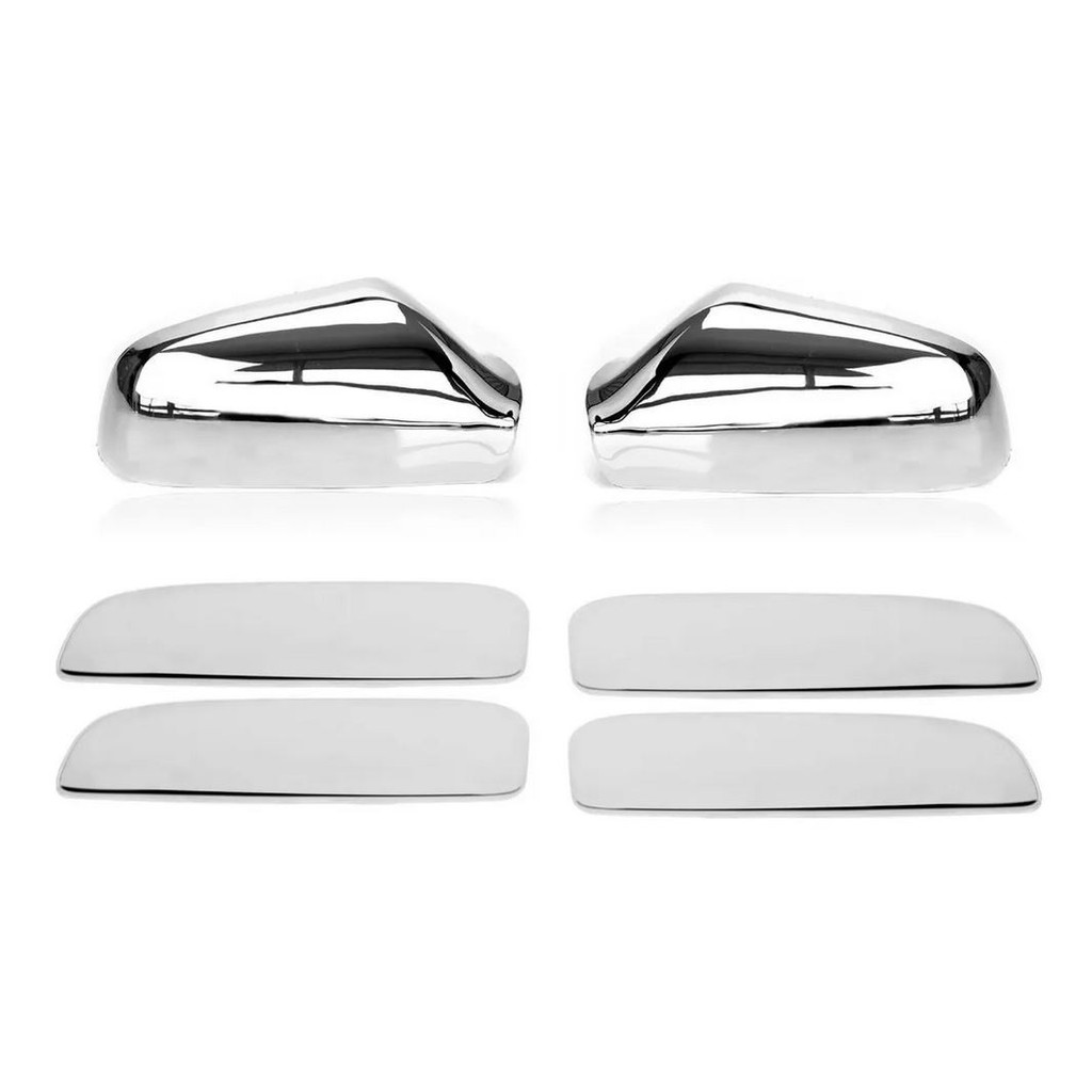 Kit de Capa Maçaneta e Retrovisor Cromado Gm Chevrolet Astra 1999 Em Diante