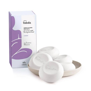 Sabonete Corporal em Barra Algodão 5x90g - Natura em Oferta na Shopee